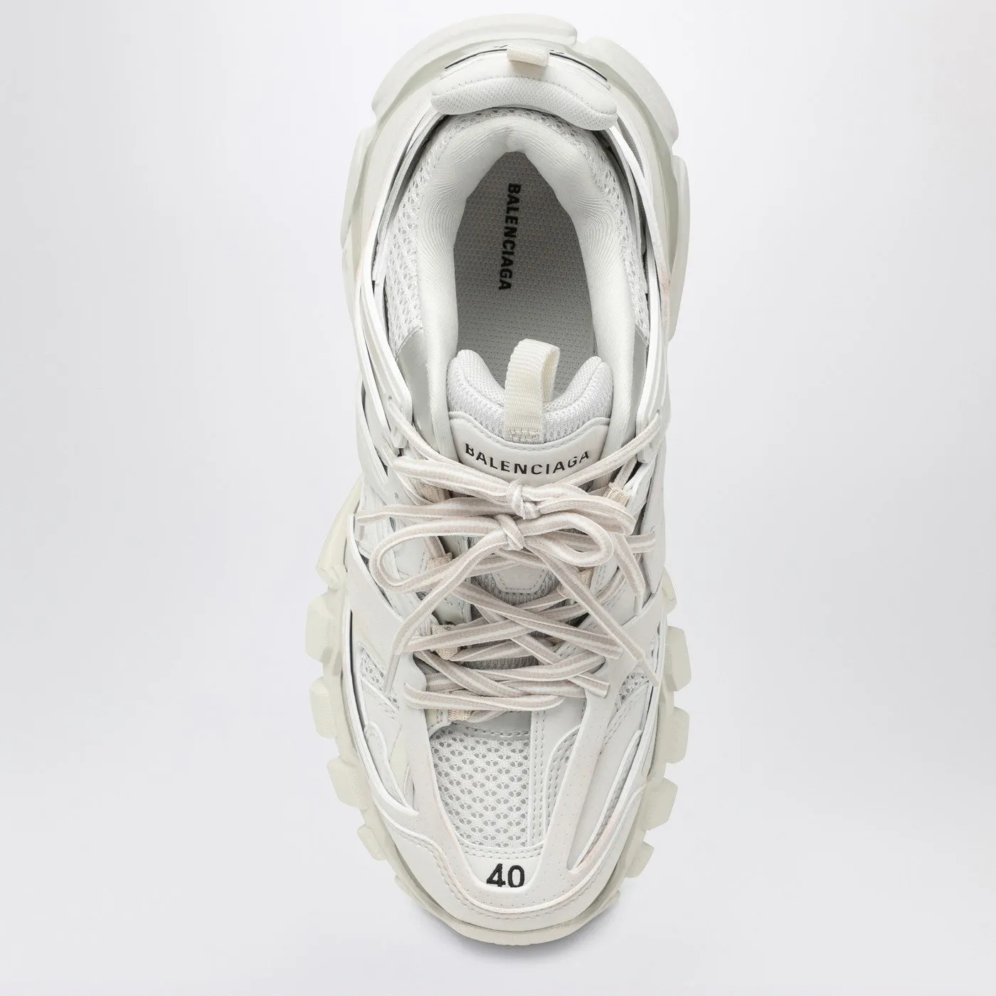 Balenciaga    Balenciaga White Track Sneakers