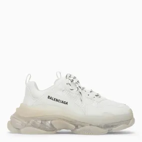 Balenciaga    Balenciaga White Triple S Sneakers