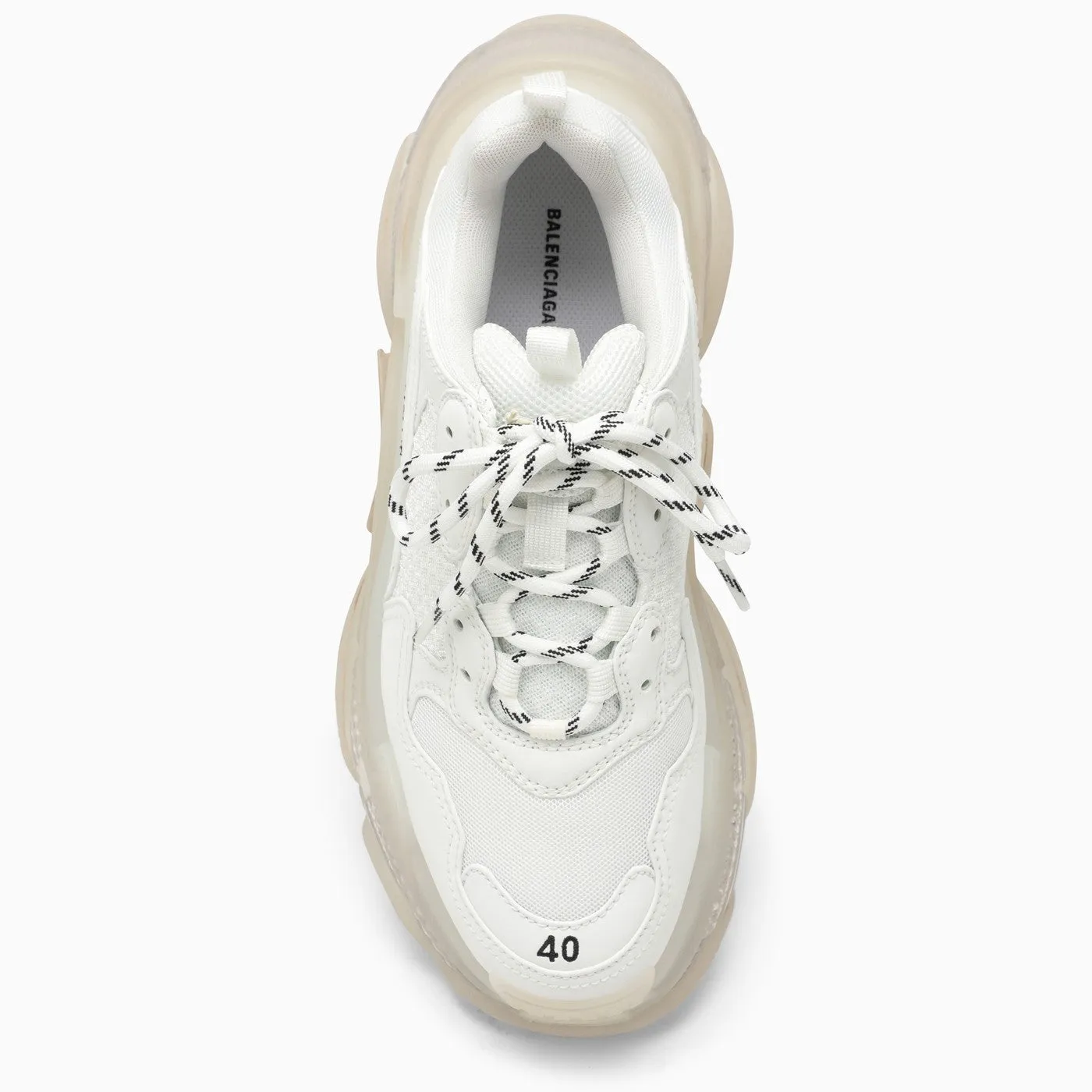 Balenciaga    Balenciaga White Triple S Sneakers