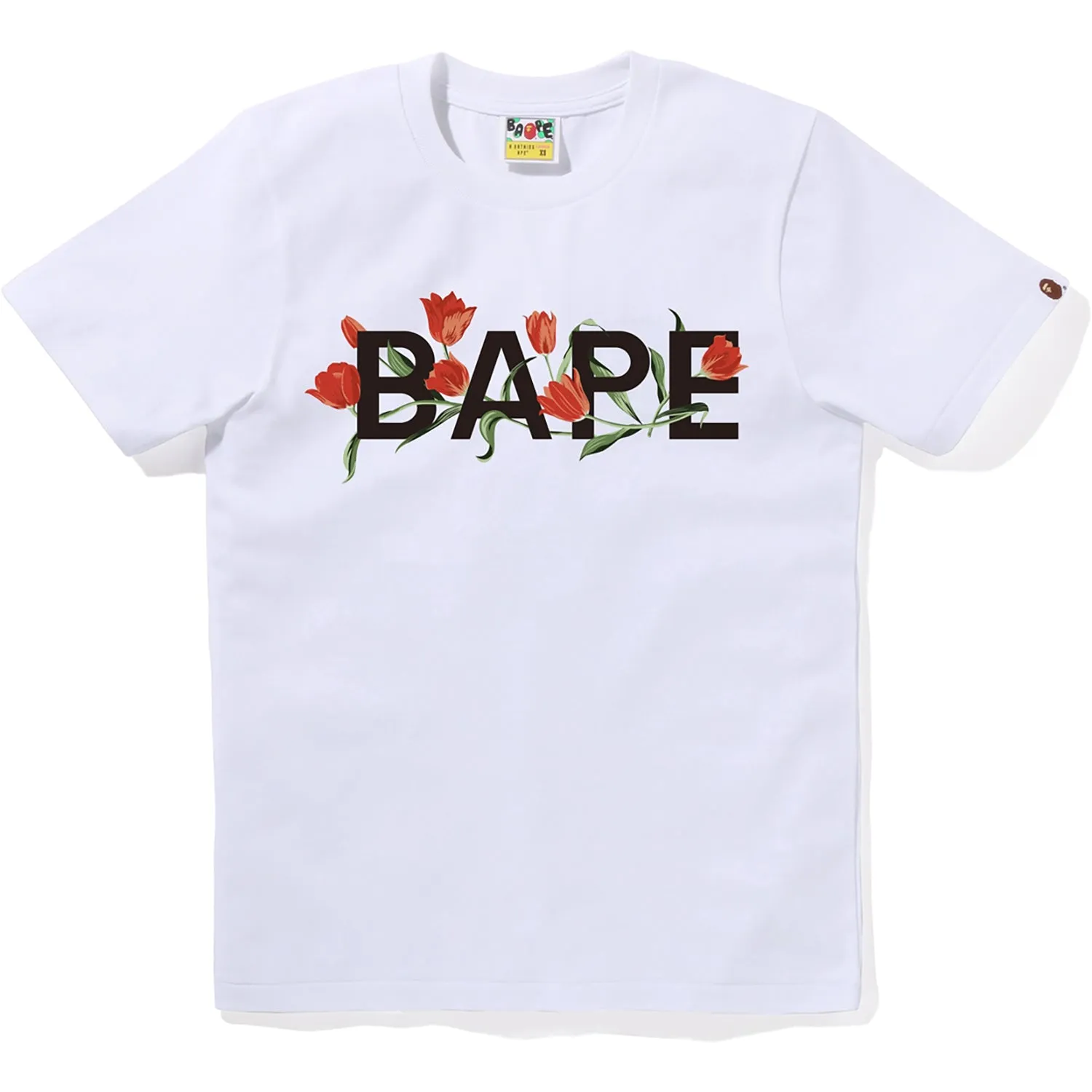 BAPE Women's Tulip Logo T-Shirt.