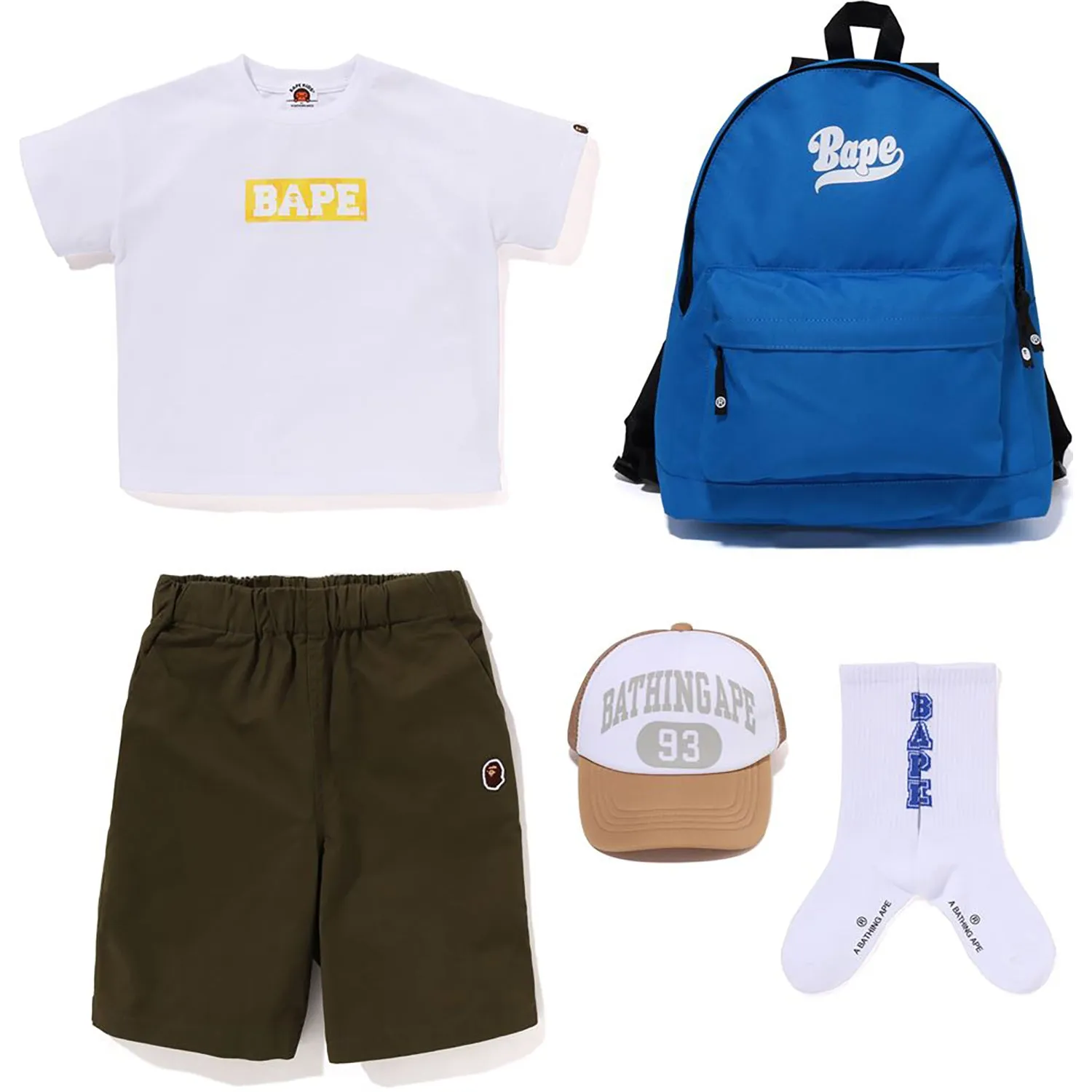 bathing ape kids summer bag