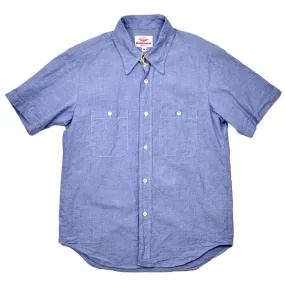 Battenwear chambray short sleeve shirt weekend viewing.