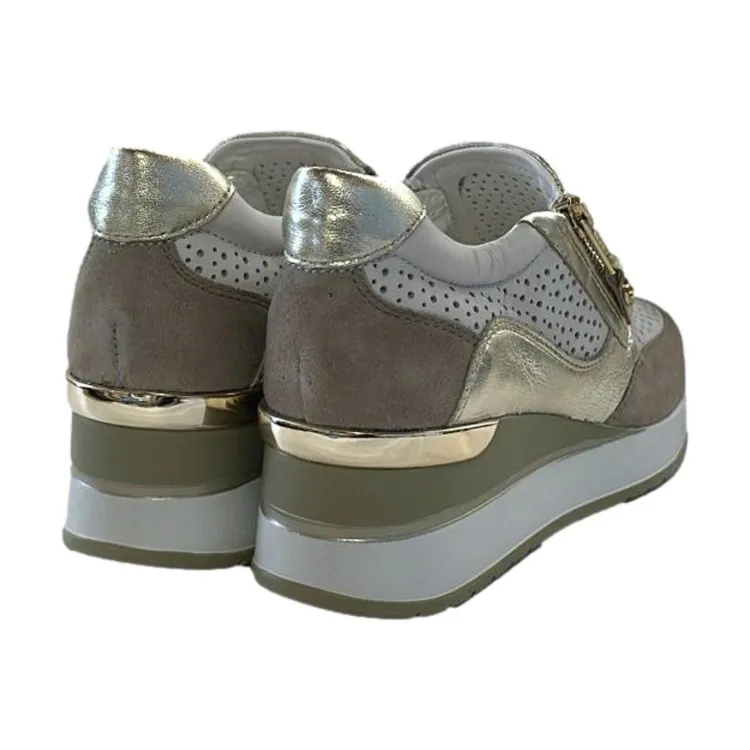 Beige Slip-On Sneakers by Cinzia Soft IV2521476G