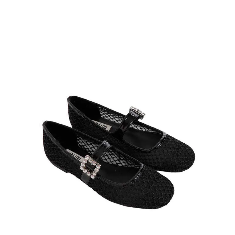 Bibi Lou 656Z78VK Ballerina Flat - Black