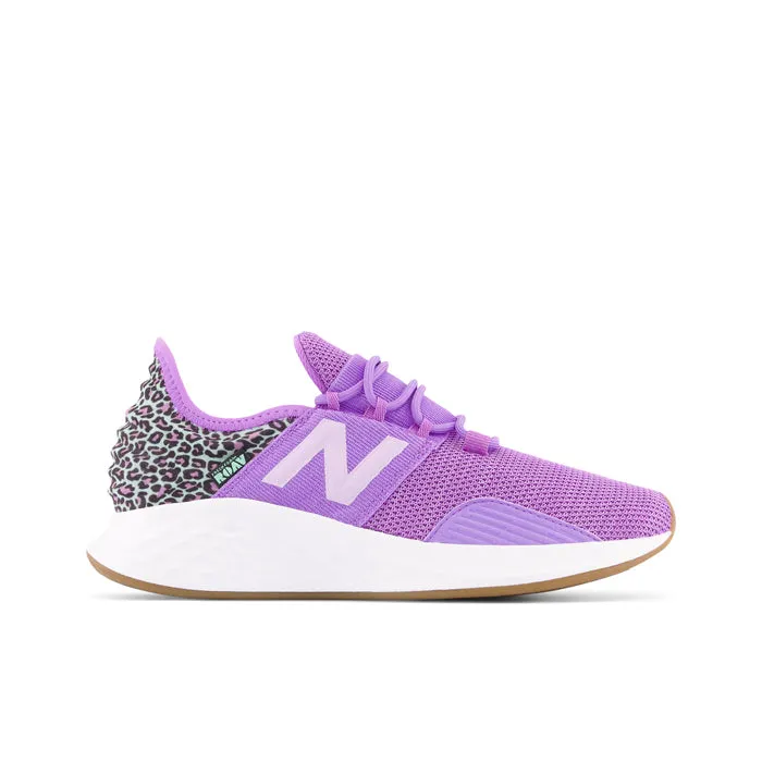 Big Girl New Balance Fresh Foam Roav in Electric Purple/Bright Mint/Black