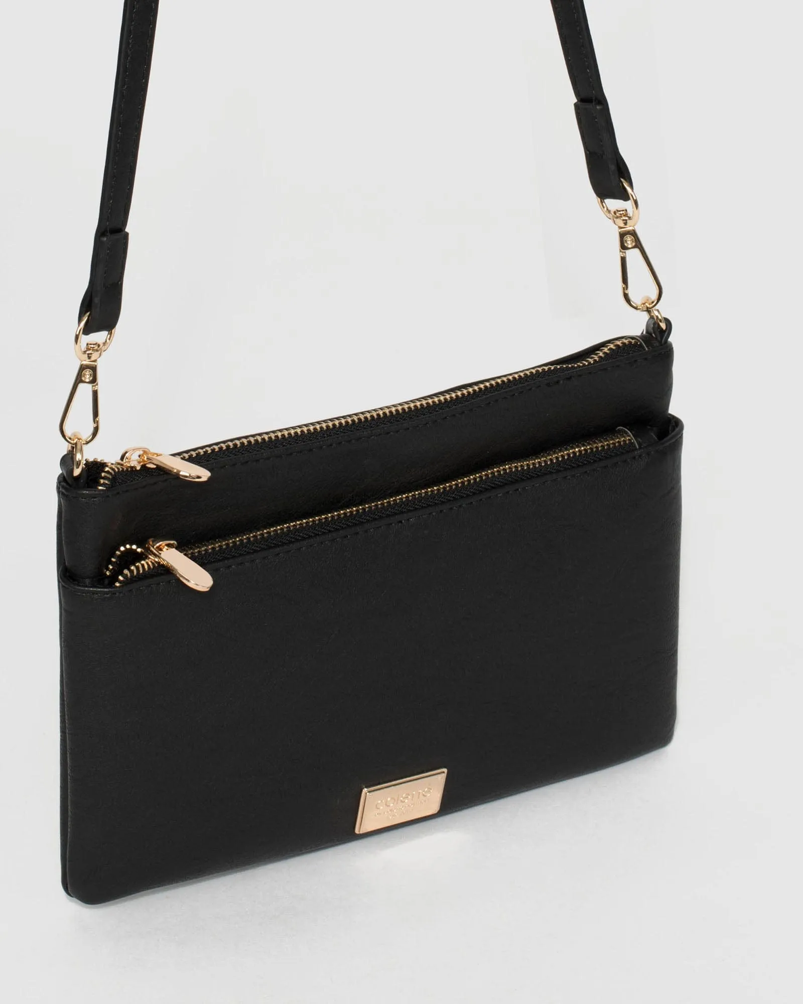 Black And Gold Demi Crossbody Bag