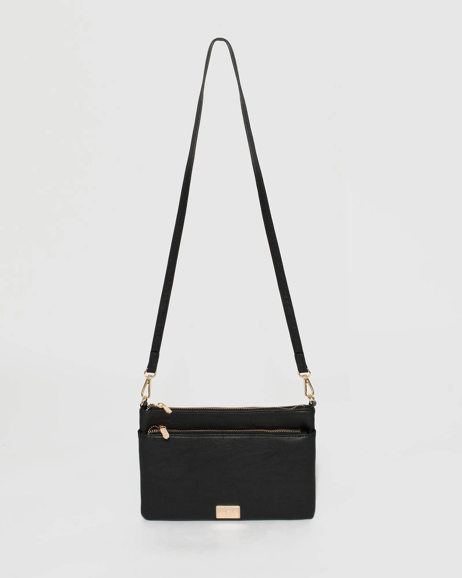 Black And Gold Demi Crossbody Bag