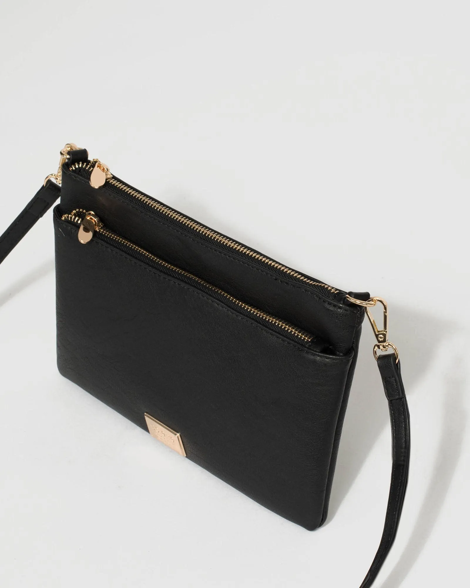 Black And Gold Demi Crossbody Bag