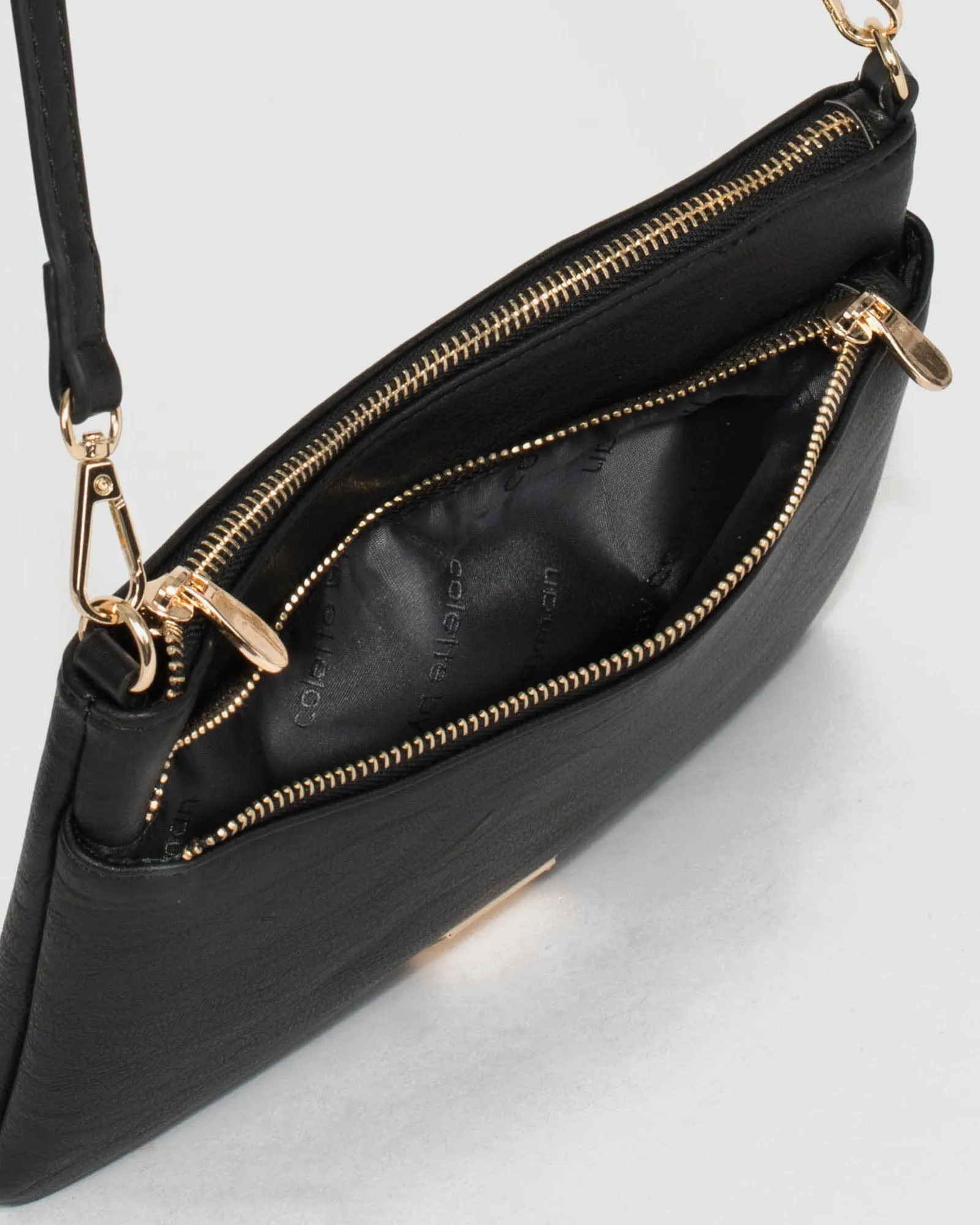 Black And Gold Demi Crossbody Bag