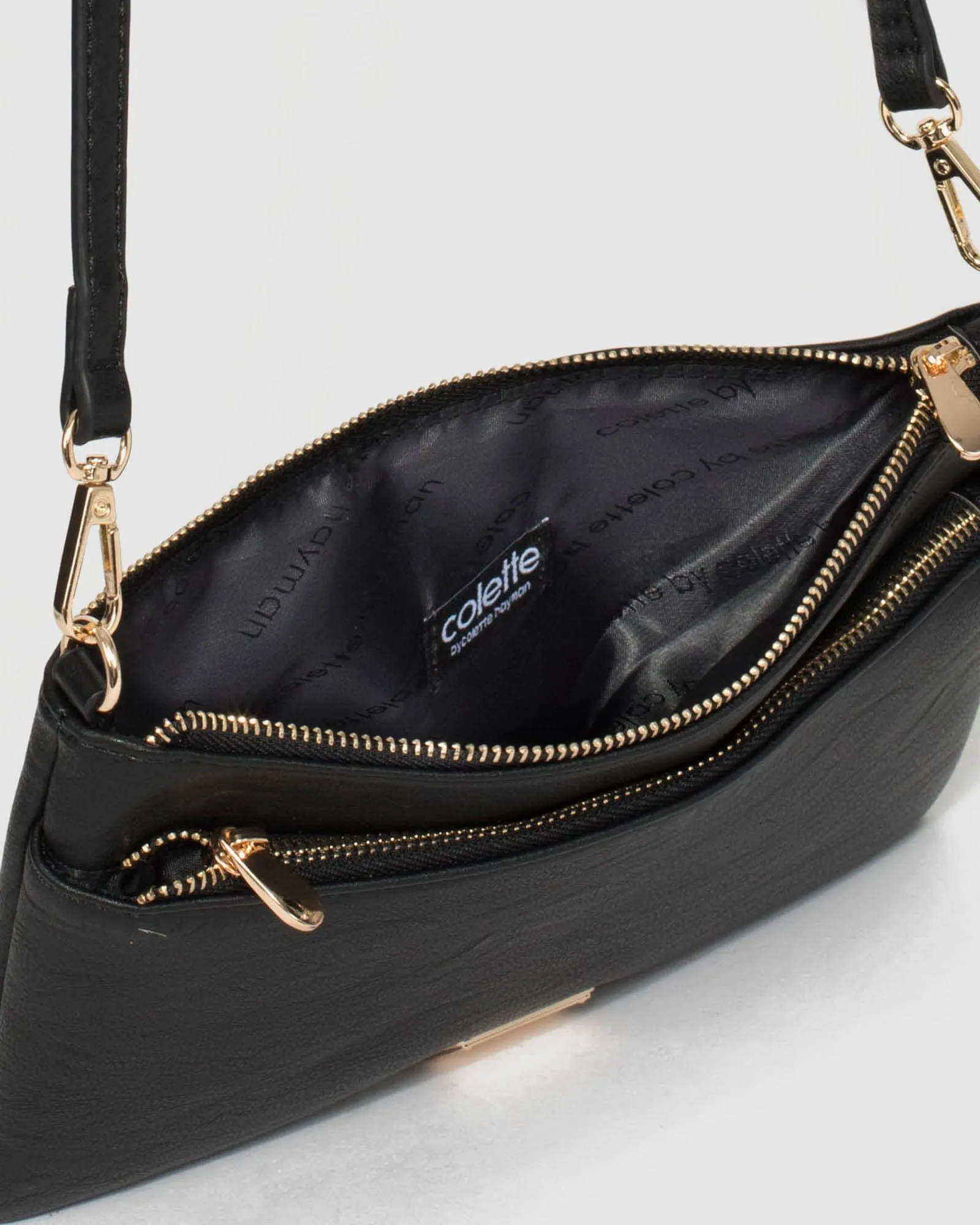 Black And Gold Demi Crossbody Bag