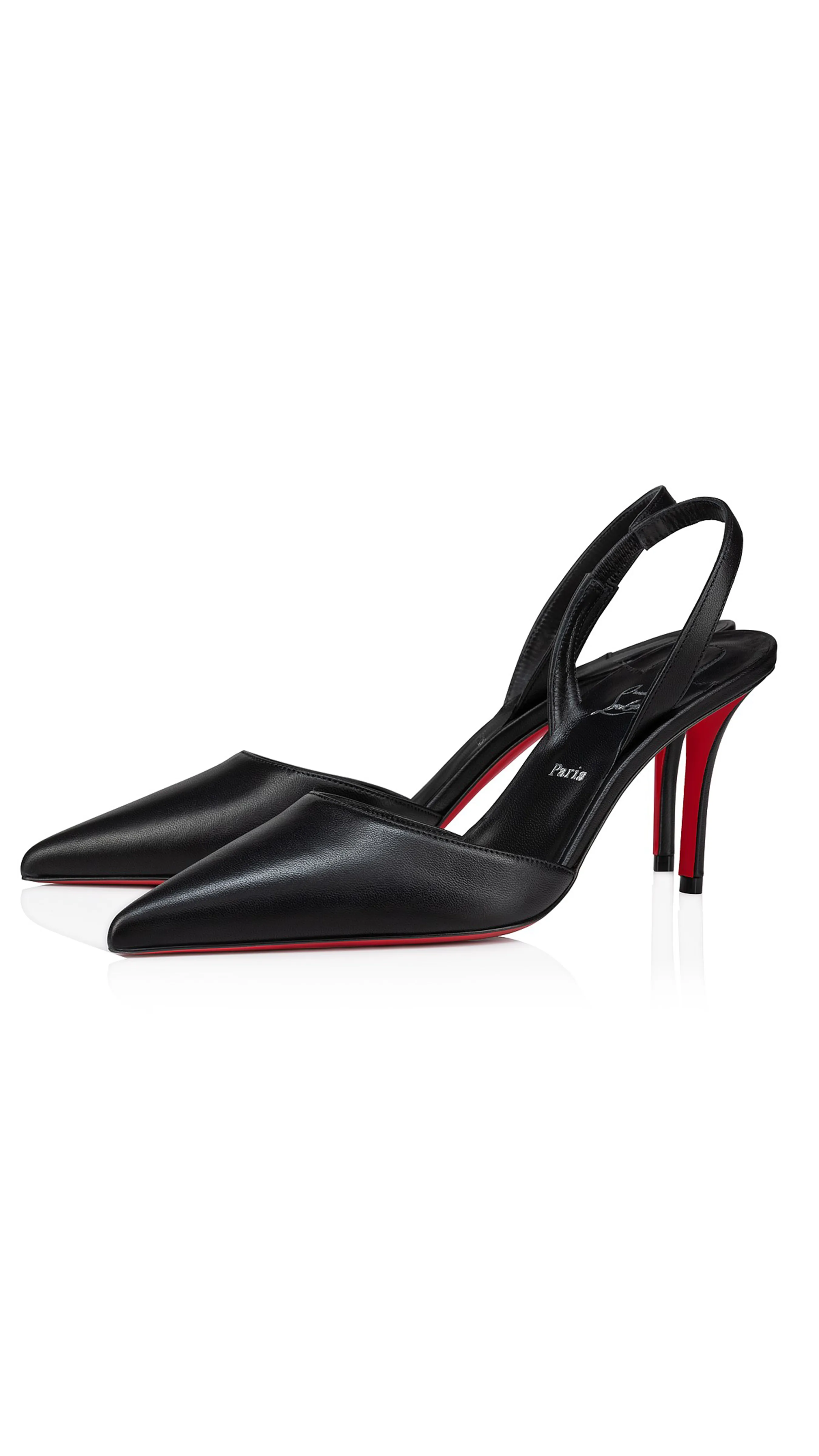 Black Apostropha Slingback