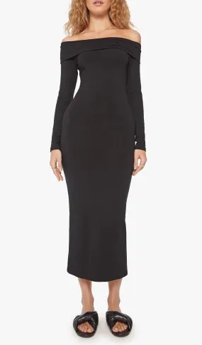 Black City Off Shoulder Dress