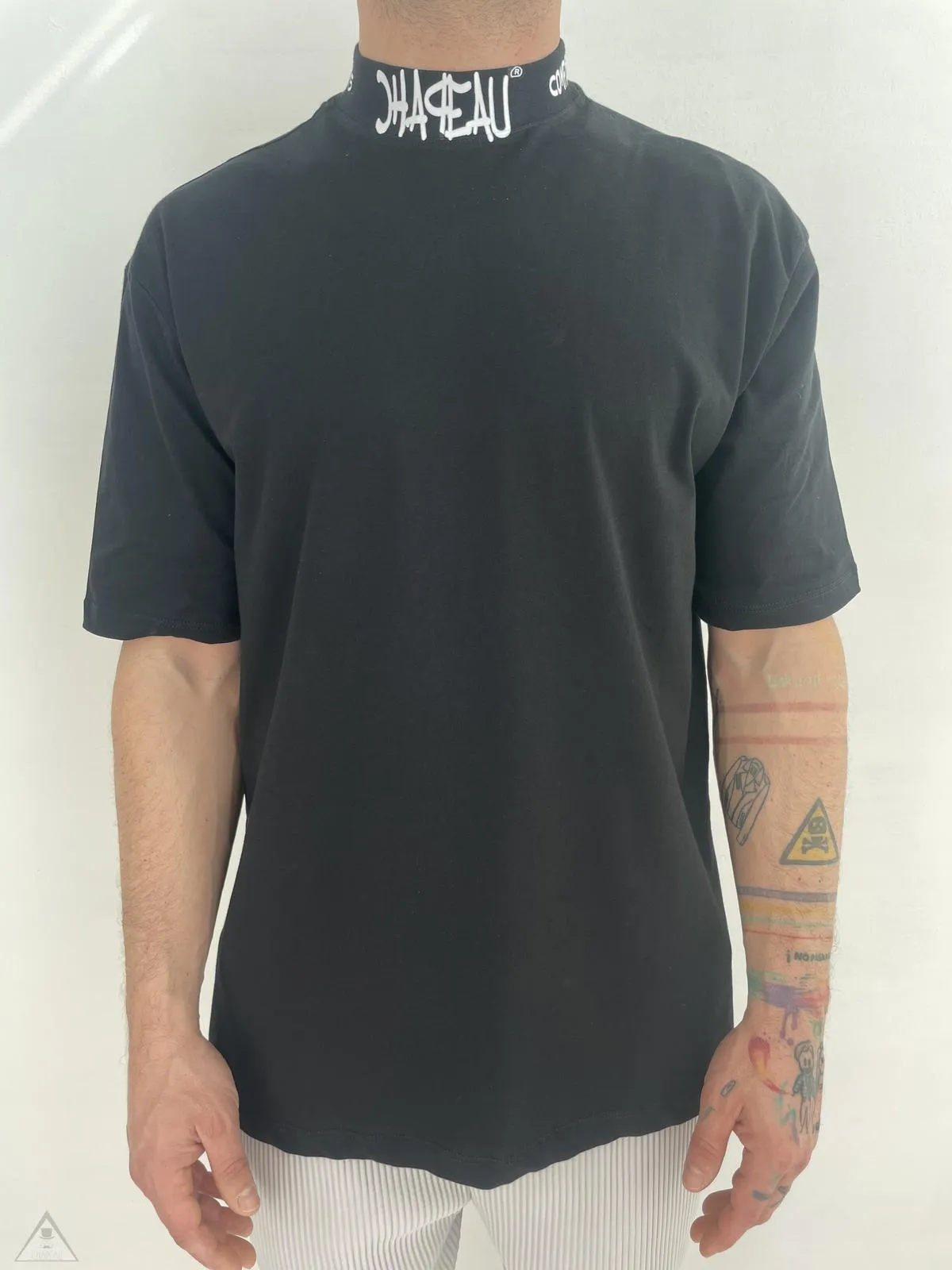 Black Korean Style T-Shirt Department