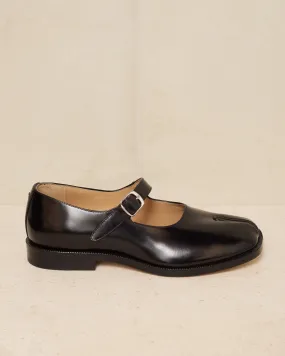 Black Tabi Mary-Jane Shoes