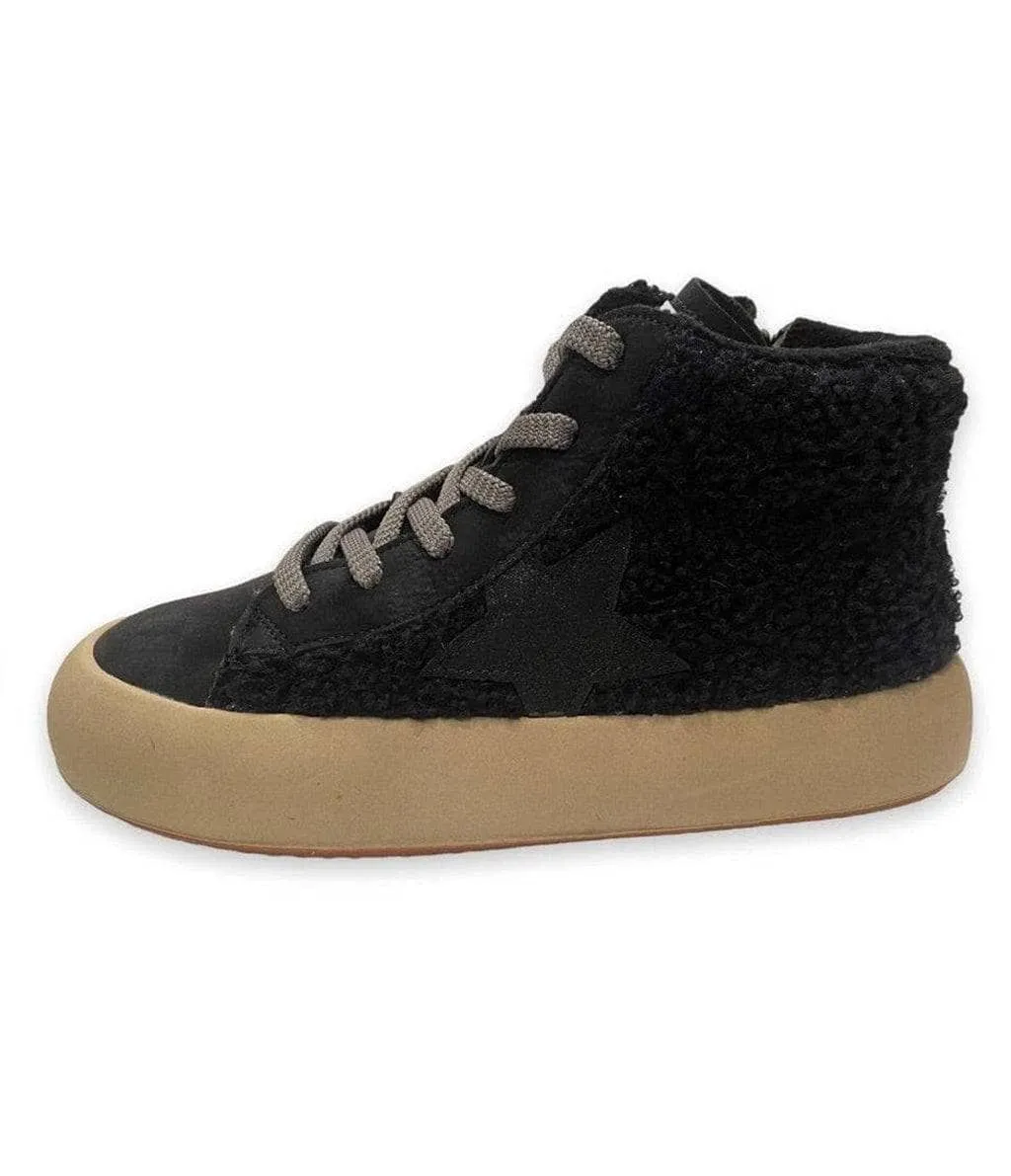 Blackout High-top Sherpa Sneaker