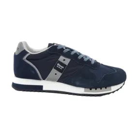 Blauer Men's Lace-Up Sneakers in Navy