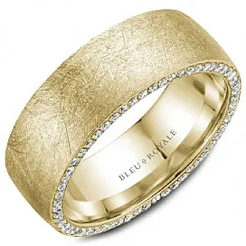 Bleu Royale 14K Gold & Diamonds Men's Wedding Band RYL-020YD8