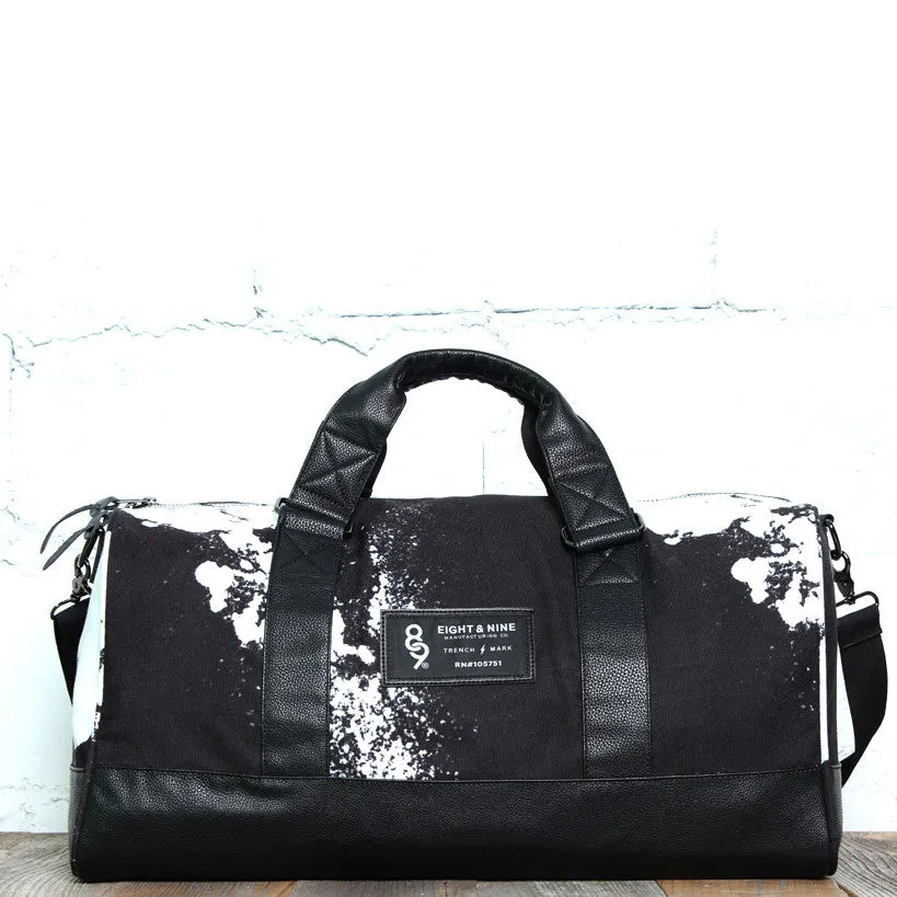 Blow Print Canvas Duffel Bag