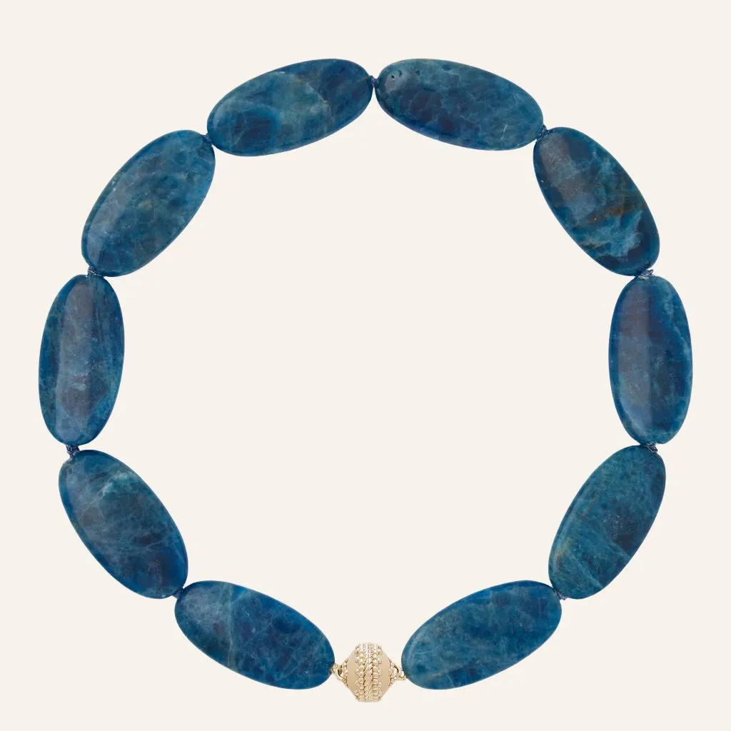 Blue Apatite Necklace