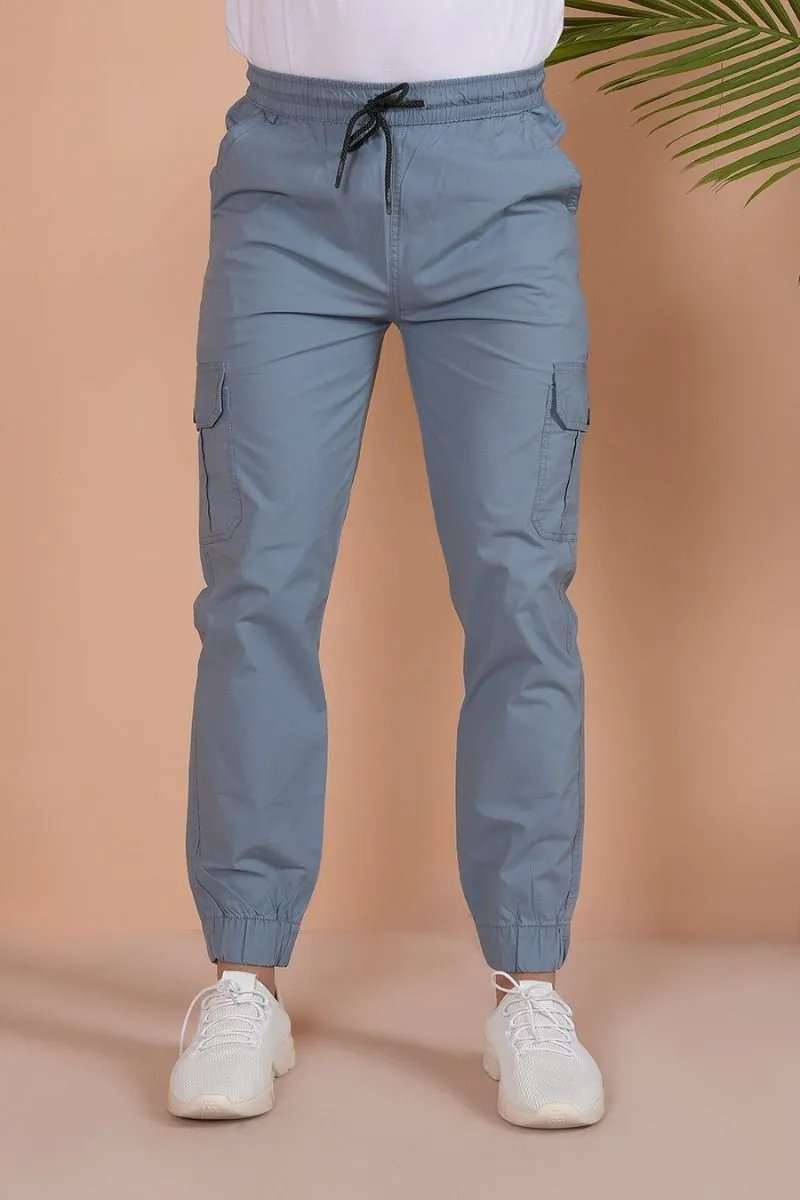 BLUE CARGO JOGGERS