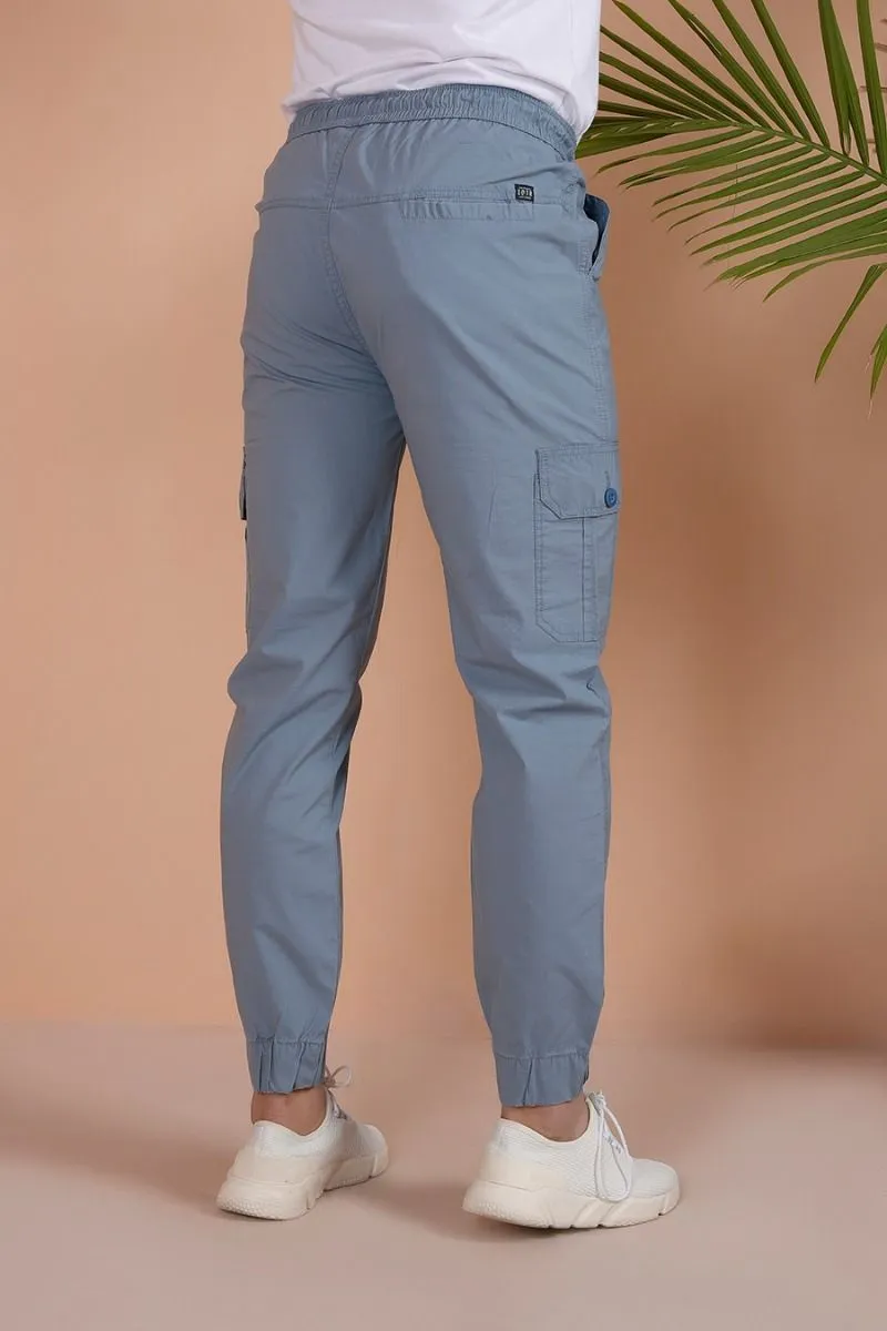 BLUE CARGO JOGGERS