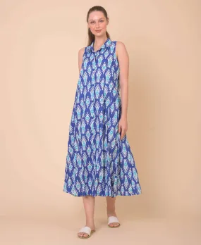 Blue Safari Dress