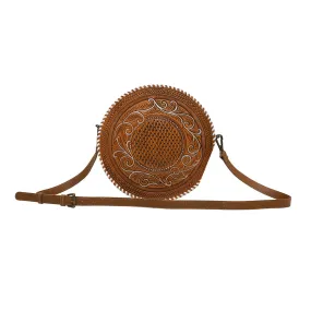 Boho Mahogany Round Bag