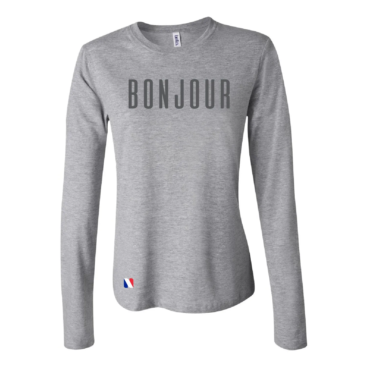 BONJOUR – LADIES LONG SLEEVE TEE