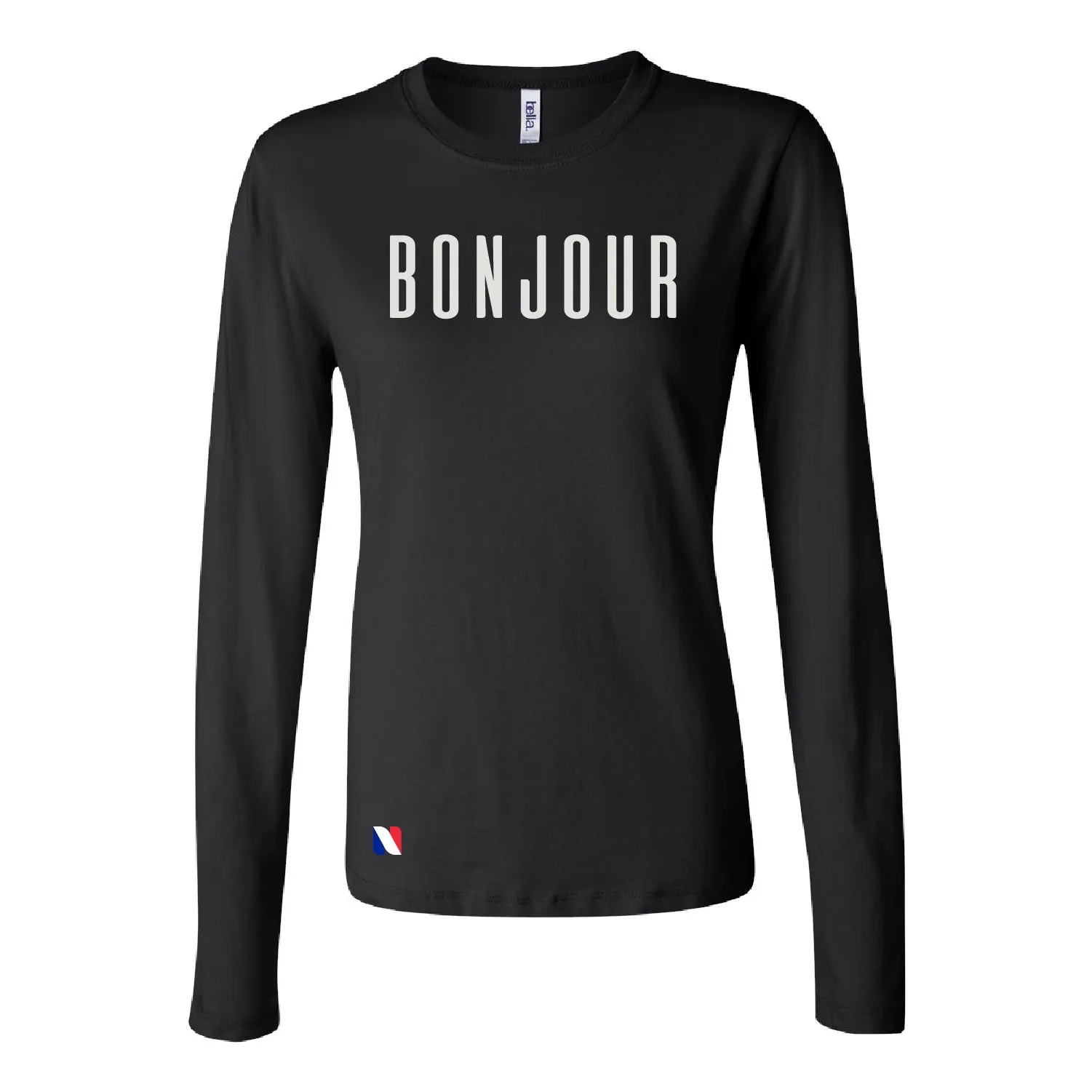 BONJOUR – LADIES LONG SLEEVE TEE