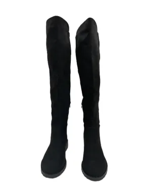 Unisa Black Knee-High Boots, Size 6.5