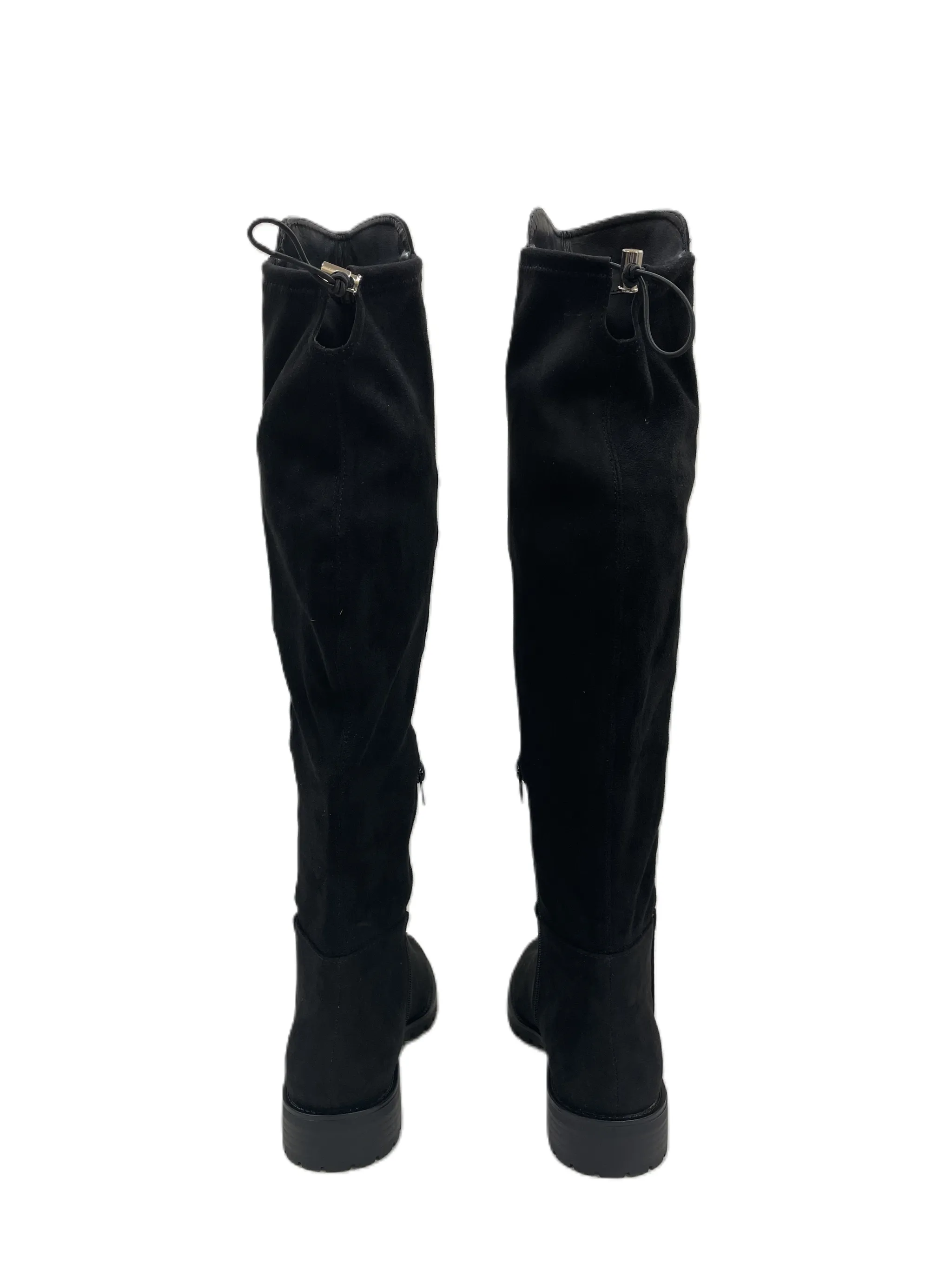 Unisa Black Knee-High Boots, Size 6.5