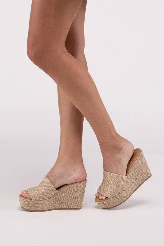 Jute Platform Wedges