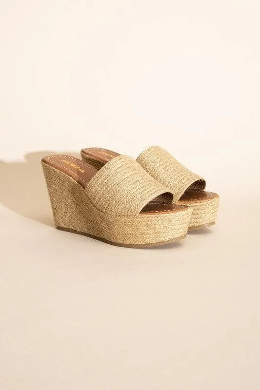 Jute Platform Wedges