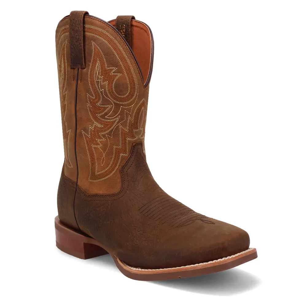 Brigston Embroidered Square Toe Cowboy Boots