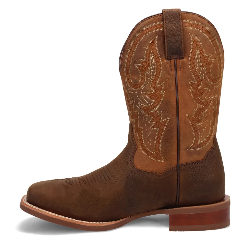 Brigston Embroidered Square Toe Cowboy Boots