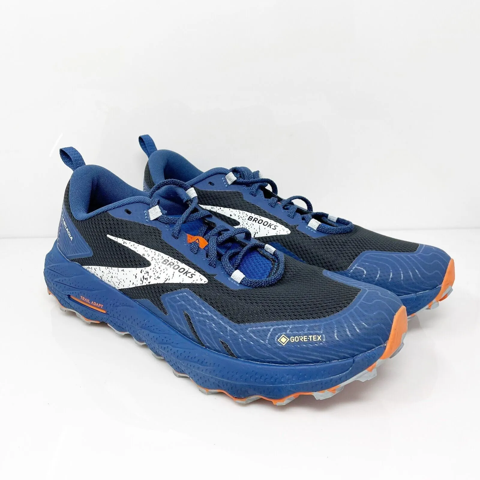 Brooks Mens Cascadia 17 GTX 1104021D062 Blue Running Shoes Sneakers Size 12 D