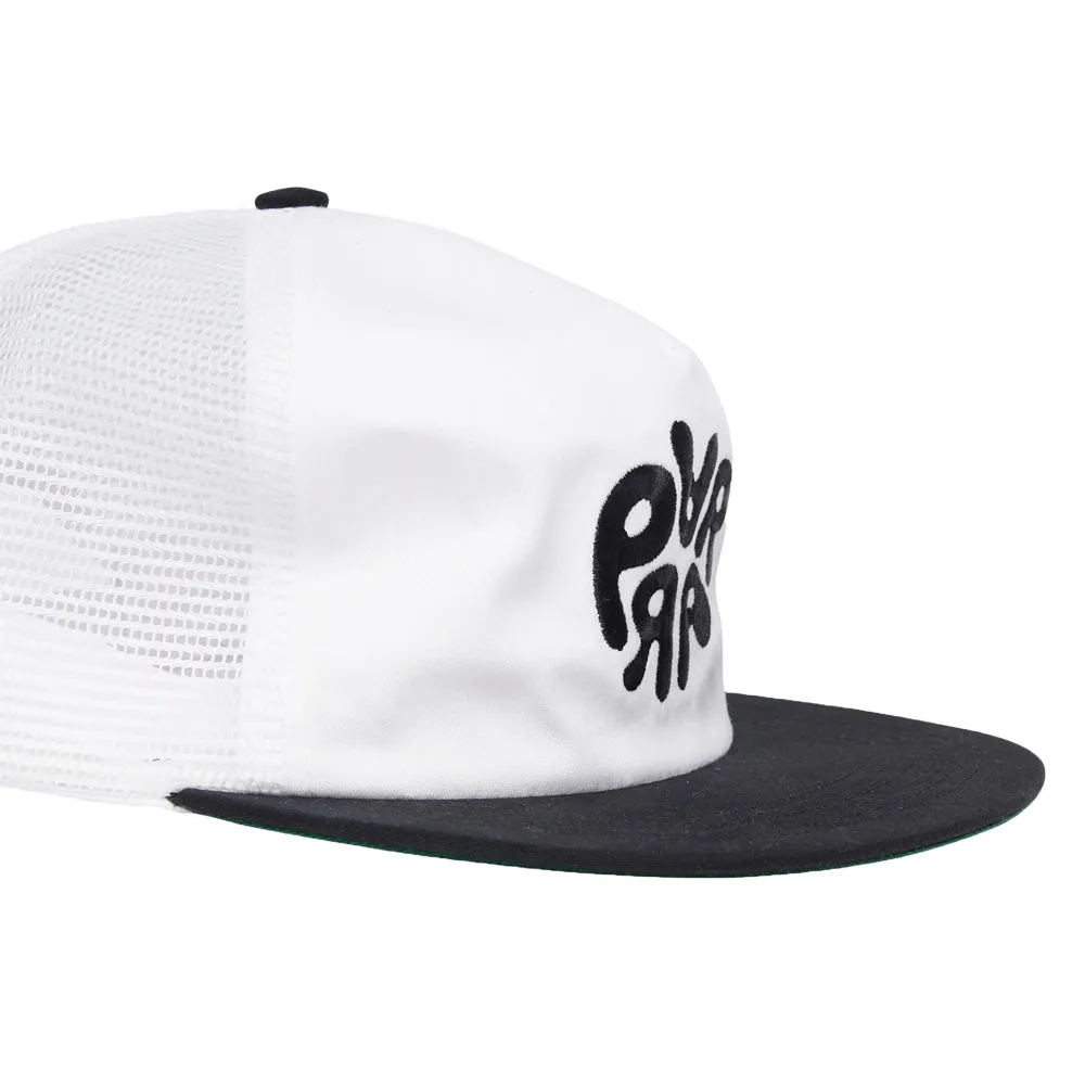 BY PARRA 1976 LOGO 5 PANEL HAT // WHITE