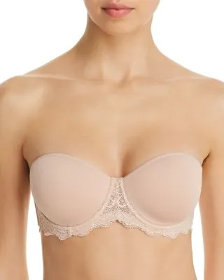 Caresse Strapless Underwire Bra: Strapless Bra with Underwire Support