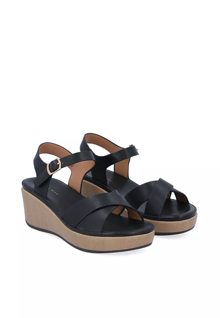 Carlo Rino Black Juniper Wedges