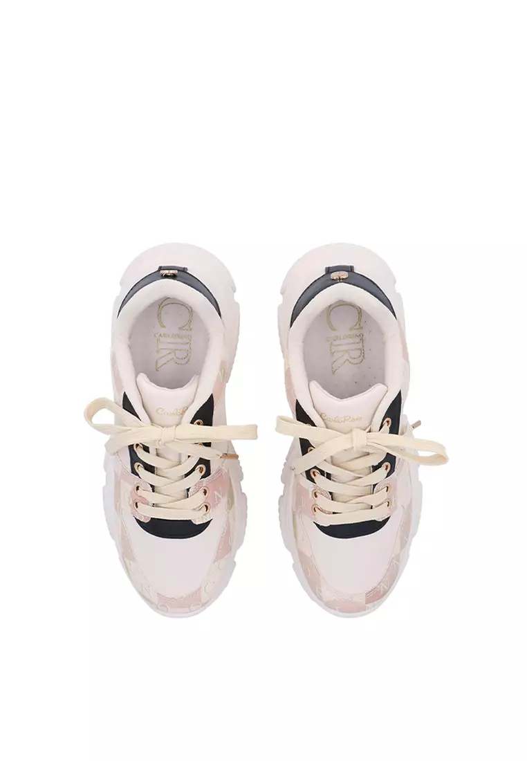 Carlo Rino White The Camo Sneakers