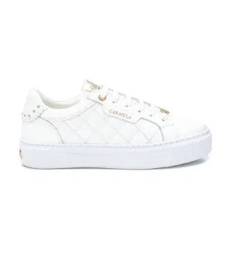 Carmela white Leather Trainer 161934