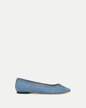 Catherine Denim Ballet Flat