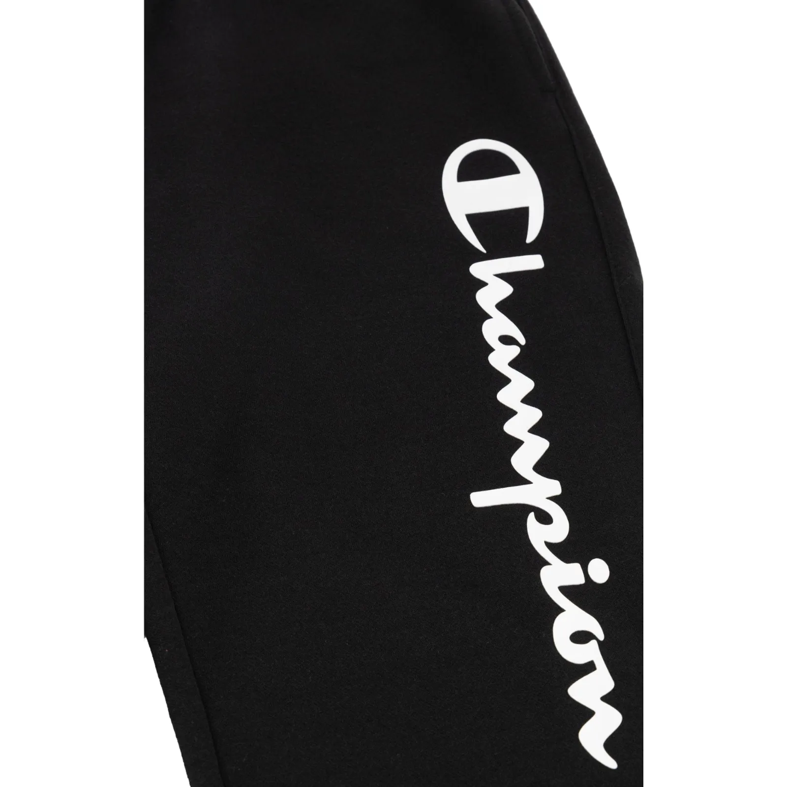 Champion Logo Fleece Joggers Sweat Pants - Black