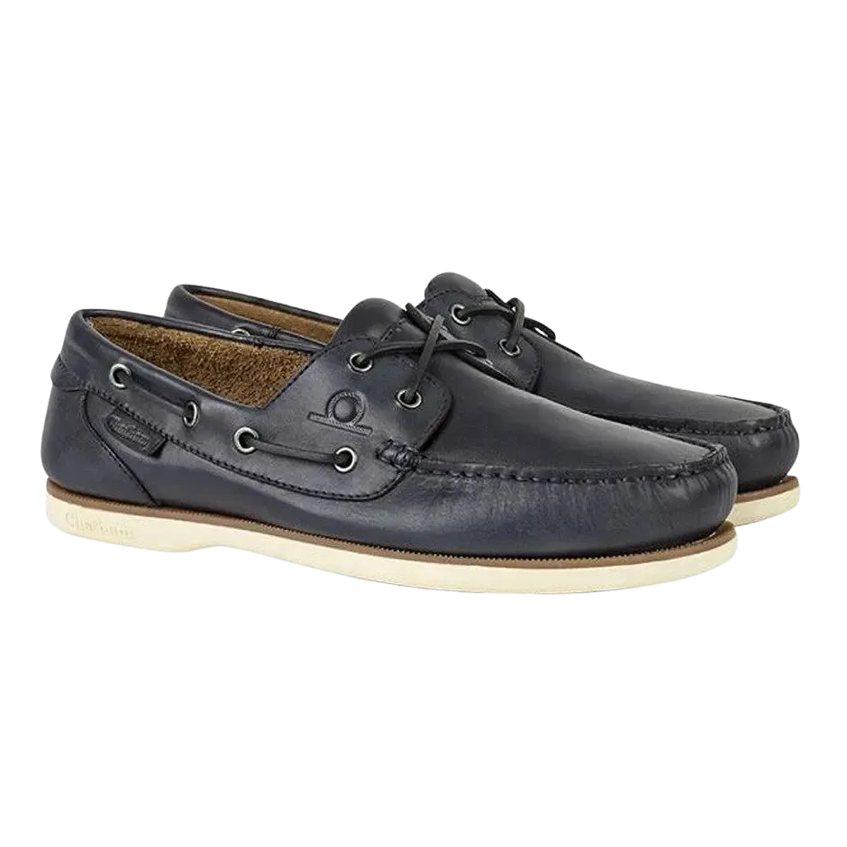 Chatham Newton Boat Shoes in Navy