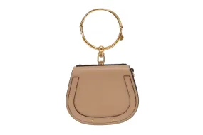 Chloe Beige Leather Nile Bracelet Bag - Stylish Handbag for Women