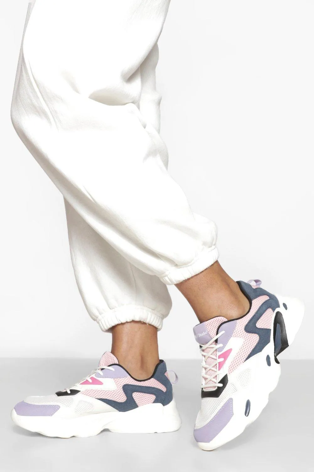 Chunky Panelled Sneakers