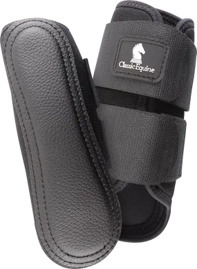 AirWave Classic Splint Boots-Black Front - Classic Equine