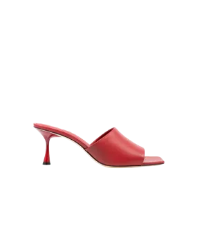 Classic Mule Heel in Red