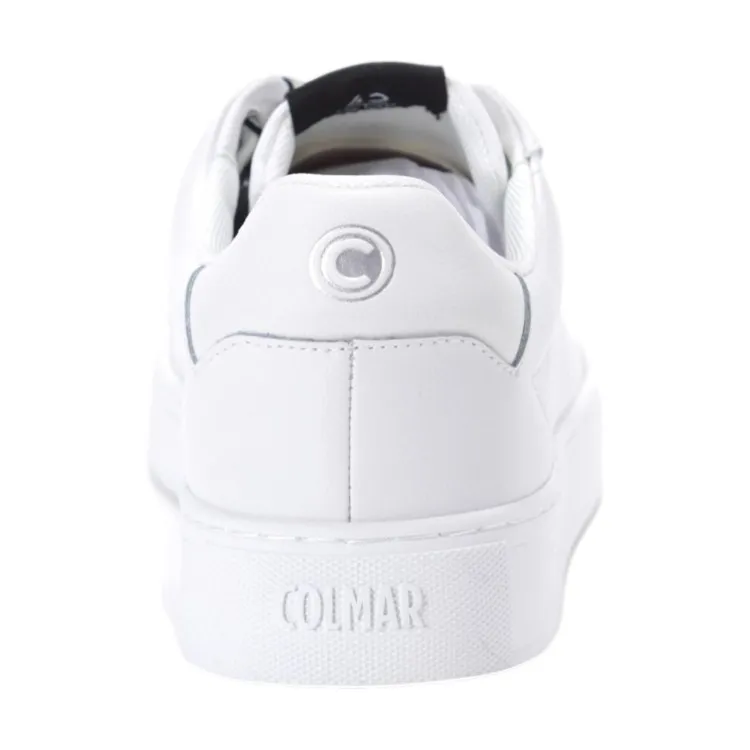 Men's White Lace-up Sneakers