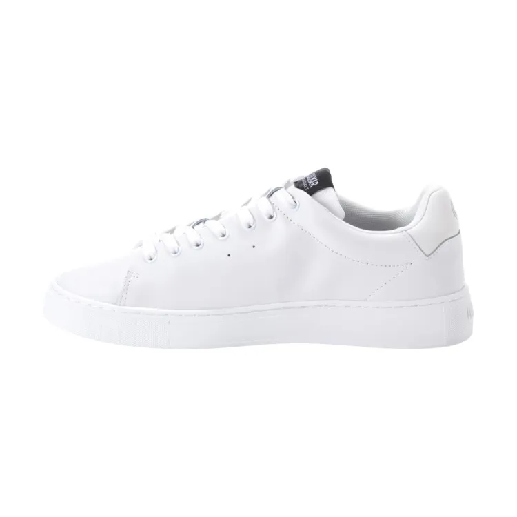 Men's White Lace-up Sneakers